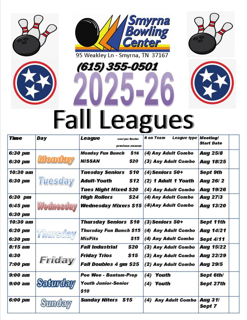 league schedule